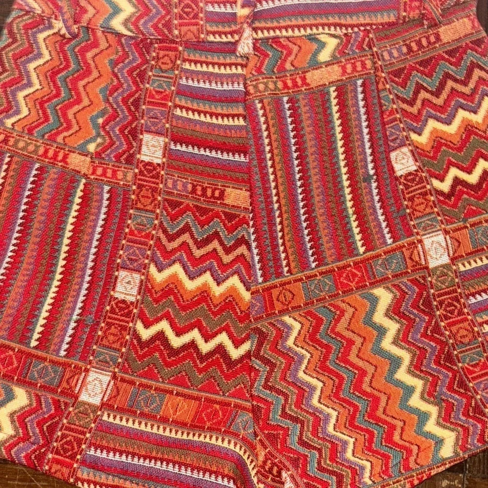 Geometric Aztec Fringe cider matching set